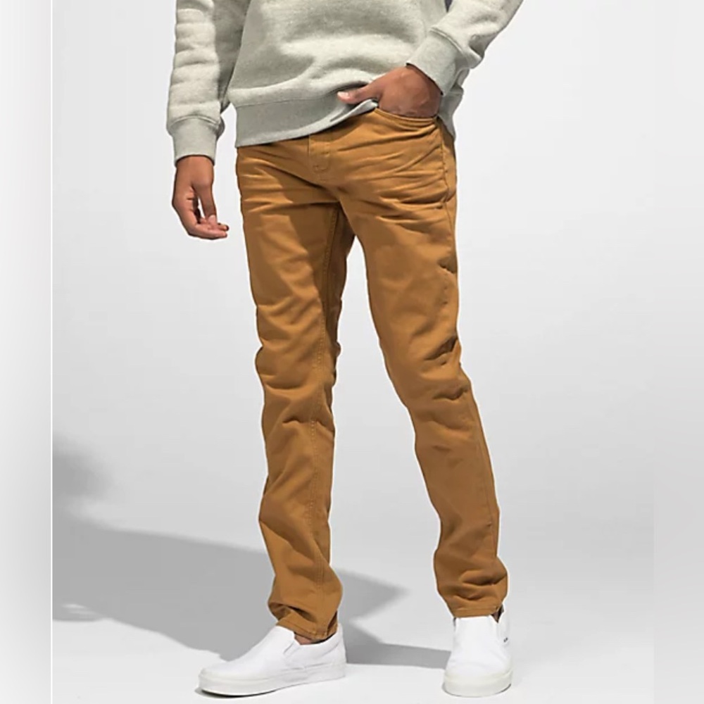 Empyre Verge Tapered Tobacco Skinny Jeans 32